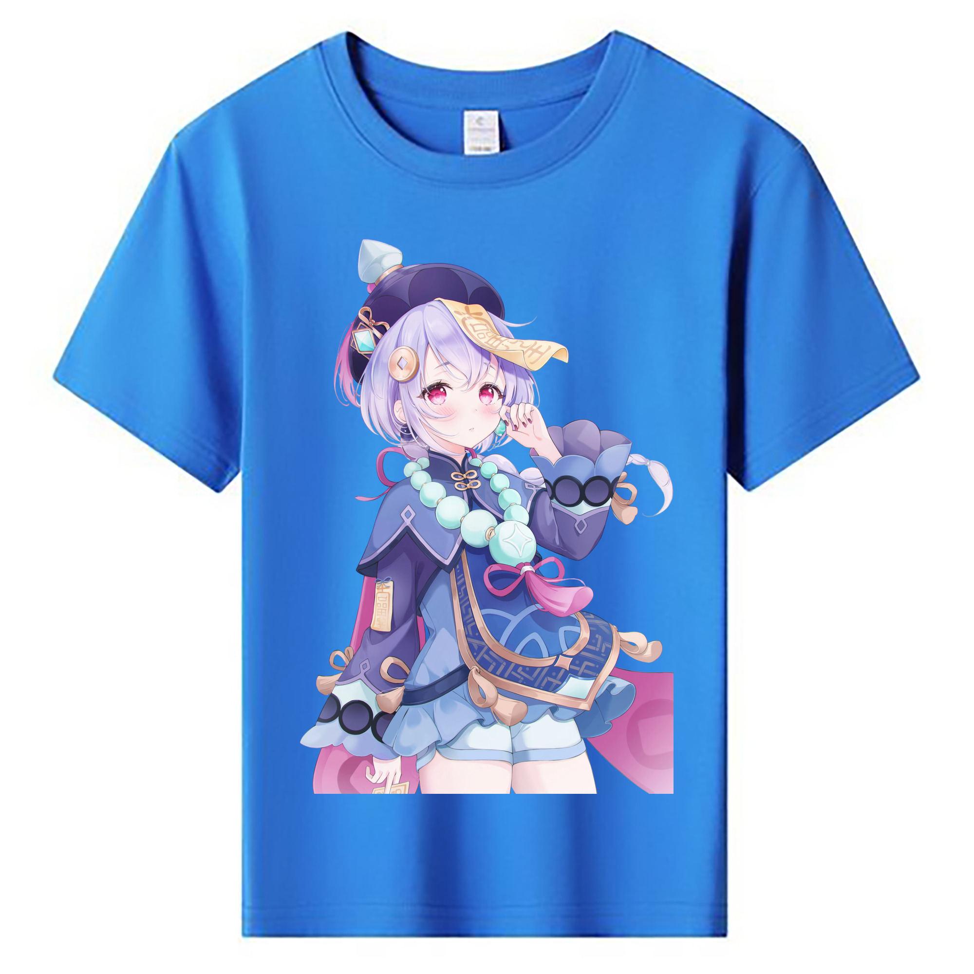 げんし神 七七 なな  genshin Nana 綿100％キッズTシャツ（フロントプリント）